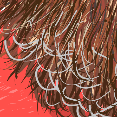 Close up image of Stephen J Cater's beard